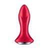 PLUG VIBRATÓRIO ROTATOR PLUG 1+ COM APP SATISFYER VERMELHO