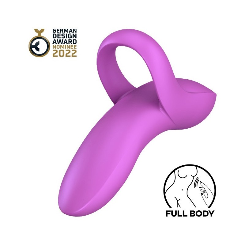 VIBRADOR DE DEDO BOLD LOVER SATISFYER ROXO VIBRADOR DE DEDO BOLD LOVER SATISFYER ROXO