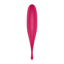 ESTIMULADOR TWIRLING PRO VERMELHO SATISFYER