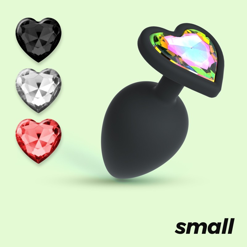 CUORE PLUG ANAL PEQUENO COM 4 JOIAS INTERCAMBIÁVEIS CRUSHIOUS CUORE PLUG ANAL PEQUENO COM 4 JOIAS INTERCAMBIÁVEIS CRUSHIOUS