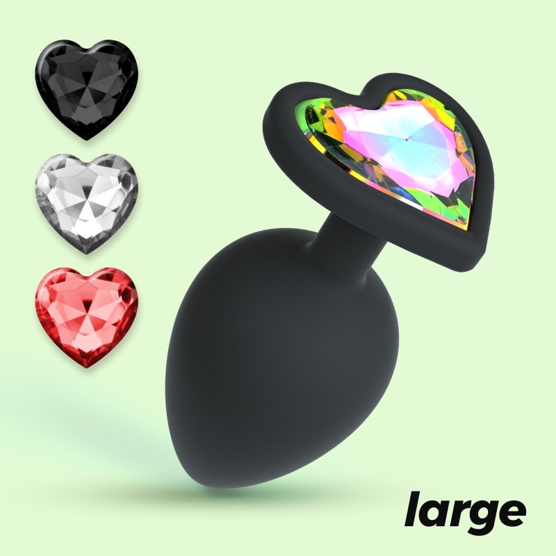 CUORE PLUG ANAL GRANDE COM 4 JOIAS INTERCAMBIÁVEIS CRUSHIOUS CUORE PLUG ANAL GRANDE COM 4 JOIAS INTERCAMBIÁVEIS CRUSHIOUS