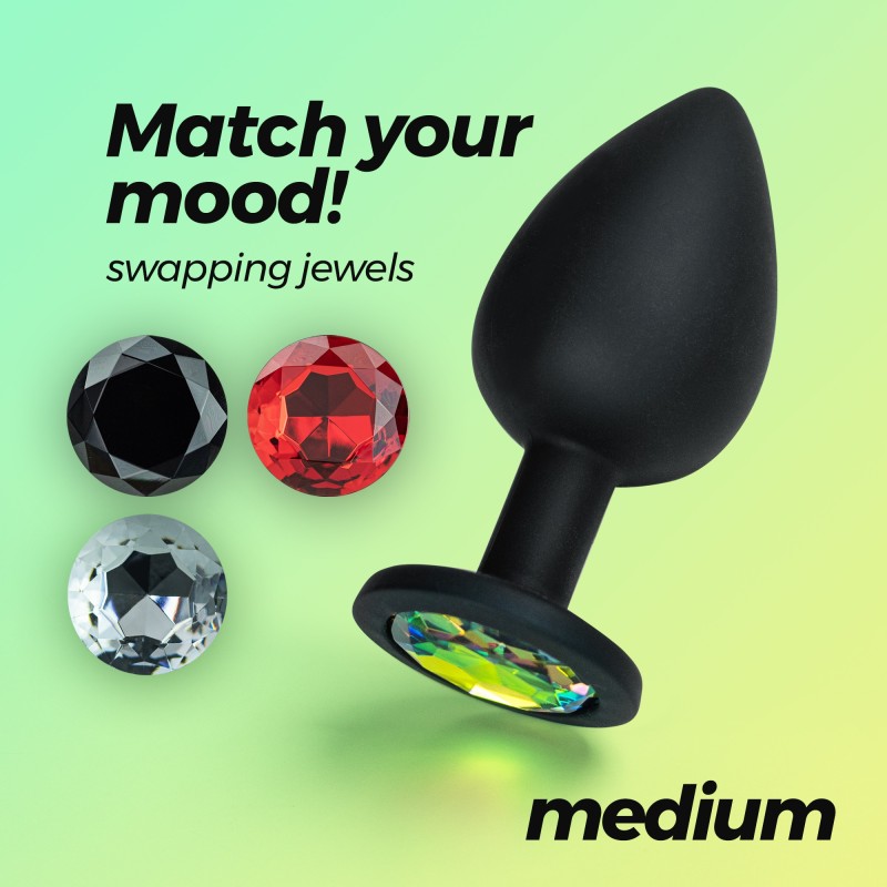 CAMILEO PLUG ANAL MÉDIO COM 4 JOIAS INTERCAMBIÁVEIS CRUSHIOUS CAMILEO PLUG ANAL MÉDIO COM 4 JOIAS INTERCAMBIÁVEIS CRUSHIOUS