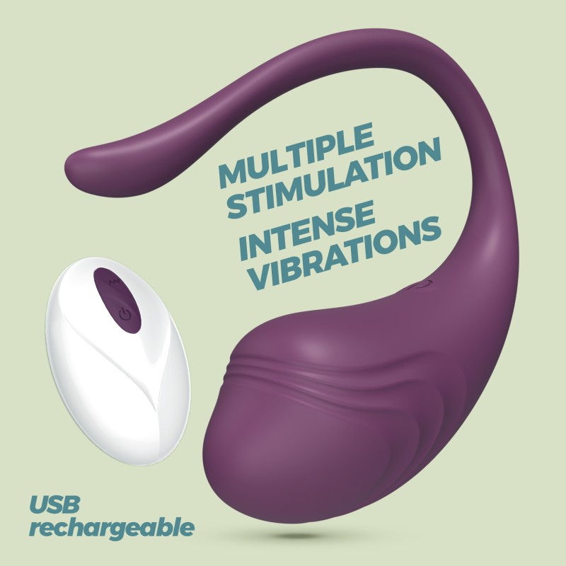 OVO VIBRATÓRIO RECARREGÁVEL COM COMANDO TAMAGO CRUSHIOUS ROXO OVO VIBRATÓRIO RECARREGÁVEL COM COMANDO TAMAGO CRUSHIOUS ROXO