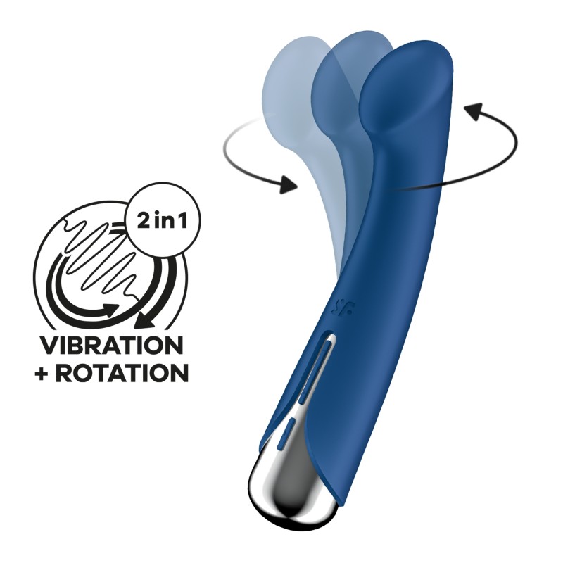 VIBRADOR SPINNING G-SPOT 1 AZUL SATISFYER VIBRADOR SPINNING G-SPOT 1 AZUL SATISFYER