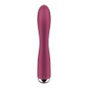 VIBRADOR SPINNING RABBIT 1 VERMELHO SATISFYER