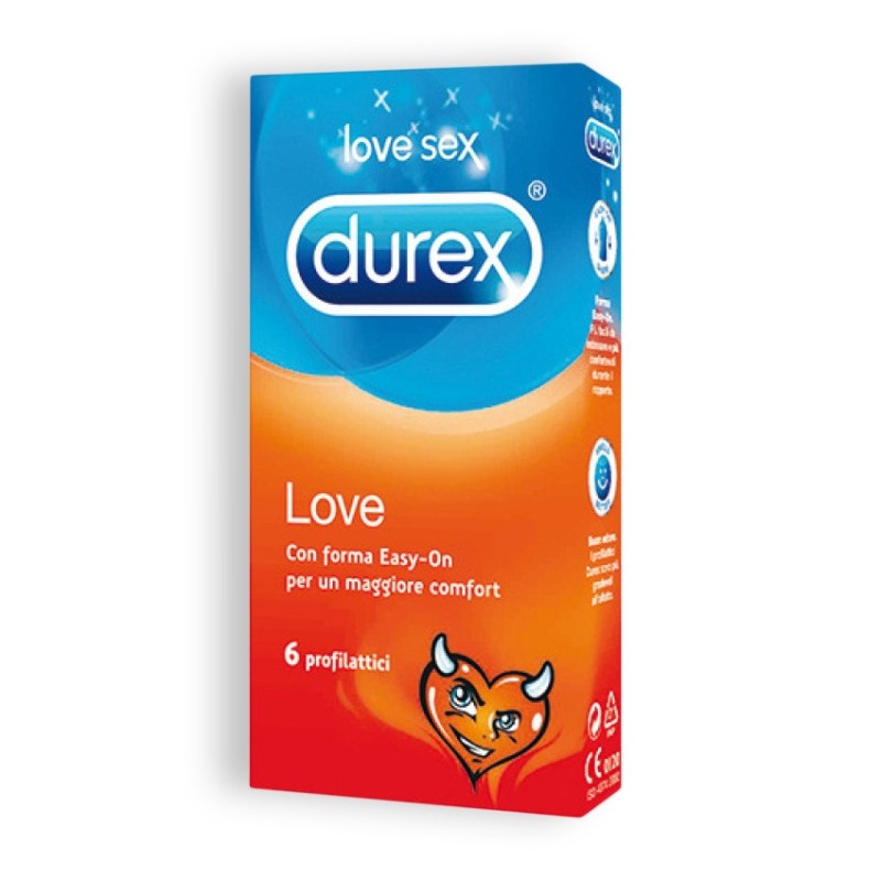 PRESERVATIVOS DUREX LOVE 6 UNIDADES PRESERVATIVOS DUREX LOVE 6 UNIDADES