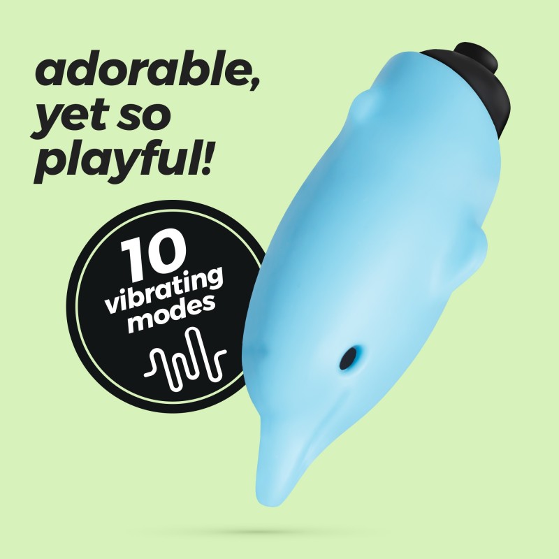 O-PET GOLFINHO COM BALA DE 10 VIBRAÇÕES AZUL CRUSHIOUS O-PET GOLFINHO COM BALA DE 10 VIBRAÇÕES AZUL CRUSHIOUS