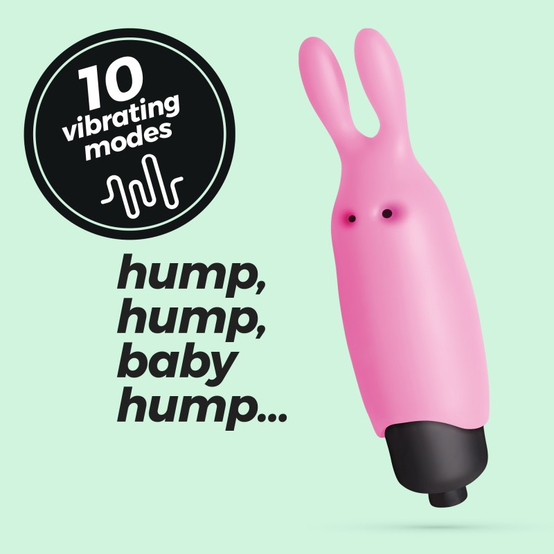 O-PET COELHO COM BALA DE 10 VIBRAÇÕES ROSA PASTEL CRUSHIOUS O-PET COELHO COM BALA DE 10 VIBRAÇÕES ROSA PASTEL CRUSHIOUS