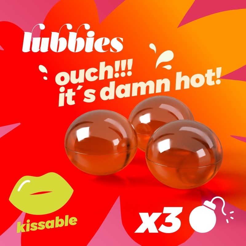 LUBBIES BOLINHAS DE ÓLEO QUENTE CRUSHIOUS LUBBIES BOLINHAS DE ÓLEO QUENTE CRUSHIOUS