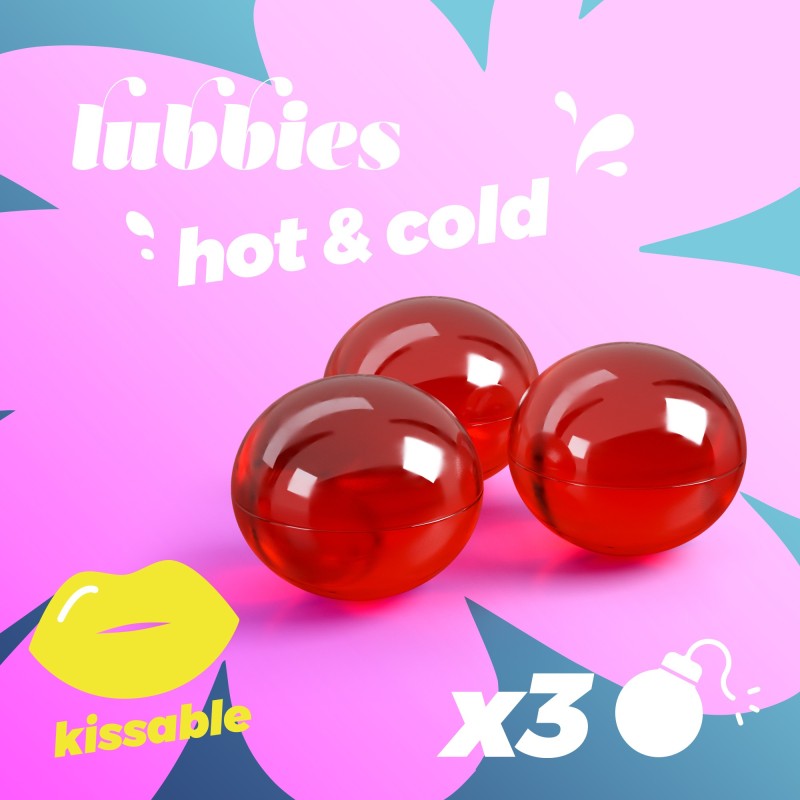 LUBBIES BOLINHAS DE ÓLEO QUENTE & FRIO CRUSHIOUS LUBBIES BOLINHAS DE ÓLEO QUENTE & FRIO CRUSHIOUS
