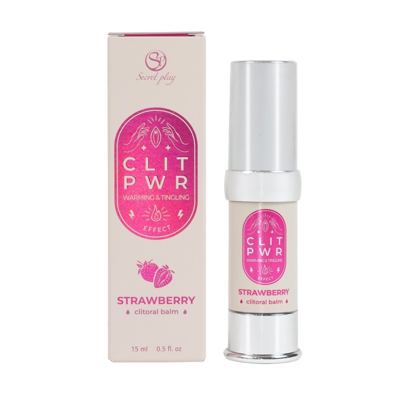 CLIT PWR - BÁLSAMO PARA CLÍTORIS DE MORANGO 15ML SECRET PLAY CLIT PWR - BÁLSAMO PARA CLÍTORIS DE MORANGO 15ML SECRET PLAY