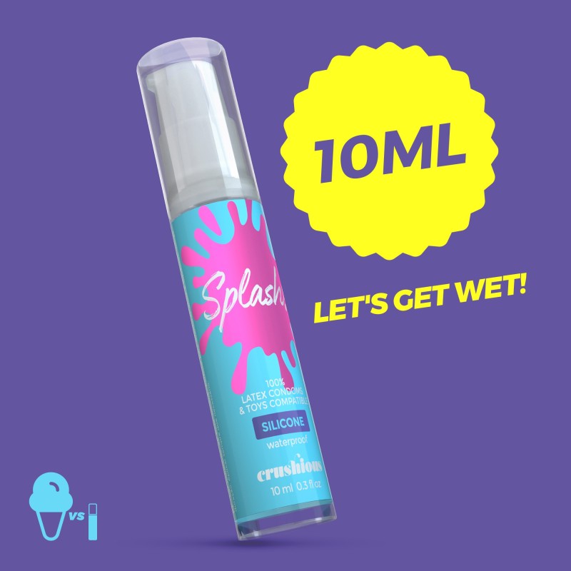 GEL LUBRIFICANTE SPLASH DE SILICONE CRUSHIOUS 10ML GEL LUBRIFICANTE SPLASH DE SILICONE CRUSHIOUS 10ML
