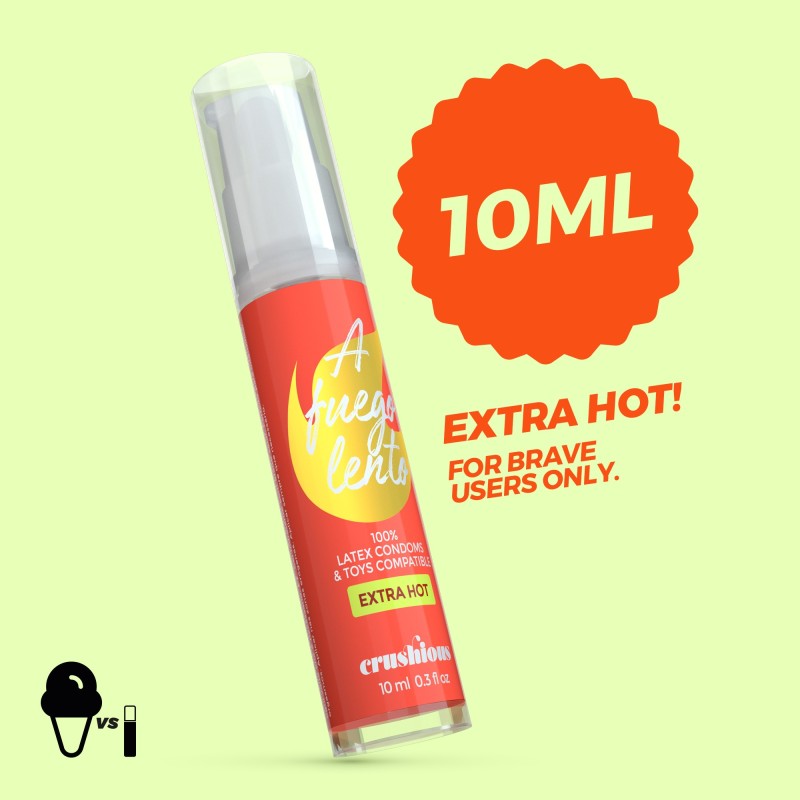 GEL LUBRIFICANTE A FUEGO LENTO DE EFEITO CALOR CRUSHIOUS 10ML GEL LUBRIFICANTE A FUEGO LENTO DE EFEITO CALOR CRUSHIOUS 10ML