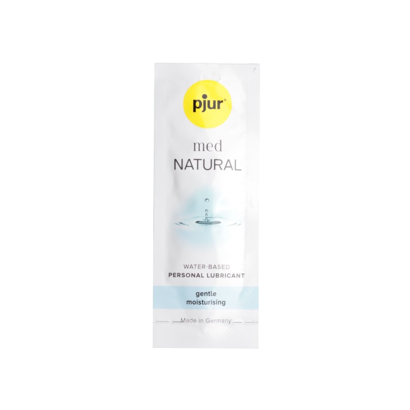 PJUR LUBRIFICANTE MED NATURAL À BASE DE ÁGUA 2 ML PJUR LUBRIFICANTE MED NATURAL À BASE DE ÁGUA 2 ML