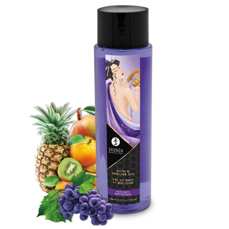 GEL DE BANHO E DUCHE BEIJÁVEL SHUNGA FRUTOS EXÓTICOS 370ML GEL DE BANHO E DUCHE BEIJÁVEL SHUNGA FRUTOS EXÓTICOS 370ML