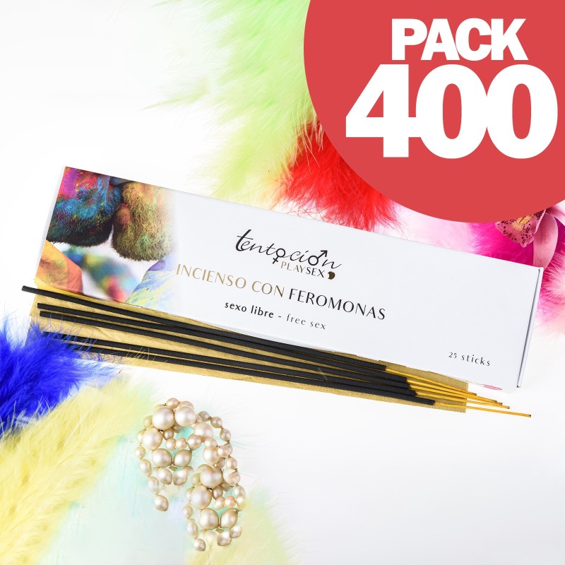 PACK DE 400 INCENSOS COM FEROMONAS AROMA SEXO LIVRE TENTACIÓN PLAY SEX PACK DE 400 INCENSOS COM FEROMONAS AROMA SEXO LIVRE TENTACIÓN PLAY SEX