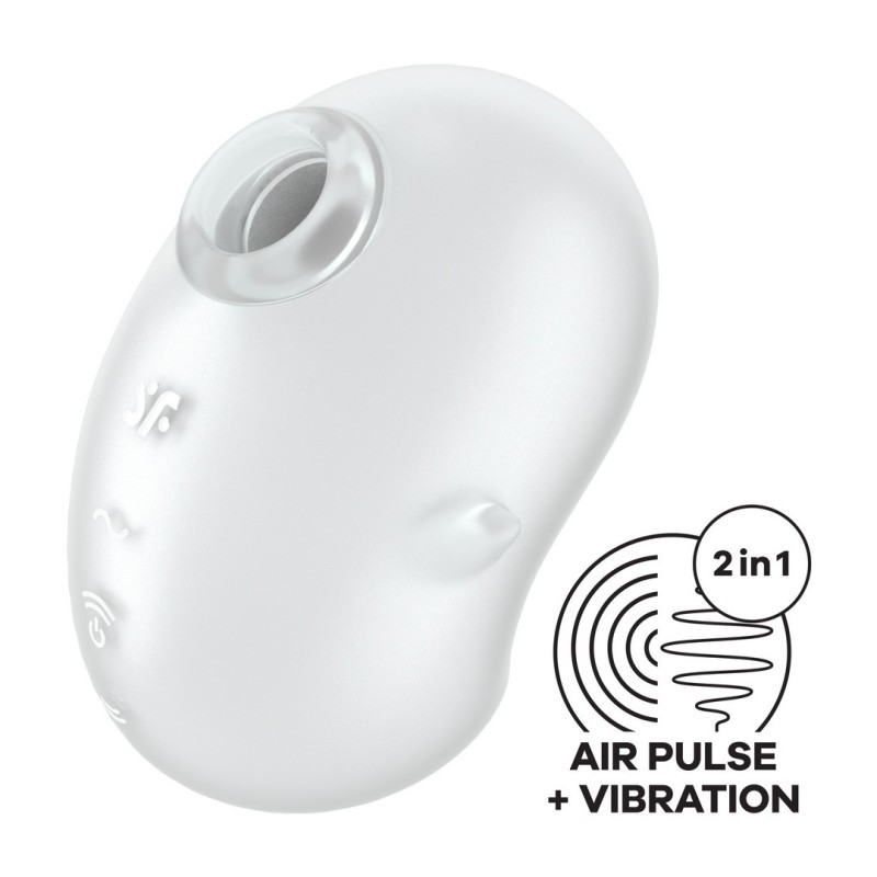 VIBRADOR CUTIE GHOST - AIR PULSE VIBRATOR - BRANCO SATISFYER VIBRADOR CUTIE GHOST - AIR PULSE VIBRATOR - BRANCO SATISFYER
