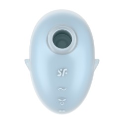 VIBRADOR CUTIE GHOST - AIR PULSE VIBRATOR - AZUL SATISFYER