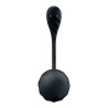 OVO VIBRATÓRIO COM APLICAÇÃO RIBBED PETAL CONNECT APP PRETO SATISFYER