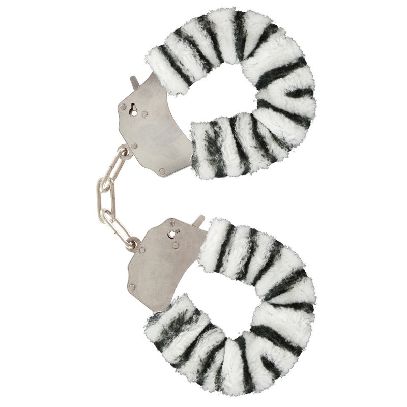 ALGEMAS COM PELÚCIA FURRY FUN ZEBRA TOYJOY ALGEMAS COM PELÚCIA FURRY FUN ZEBRA TOYJOY
