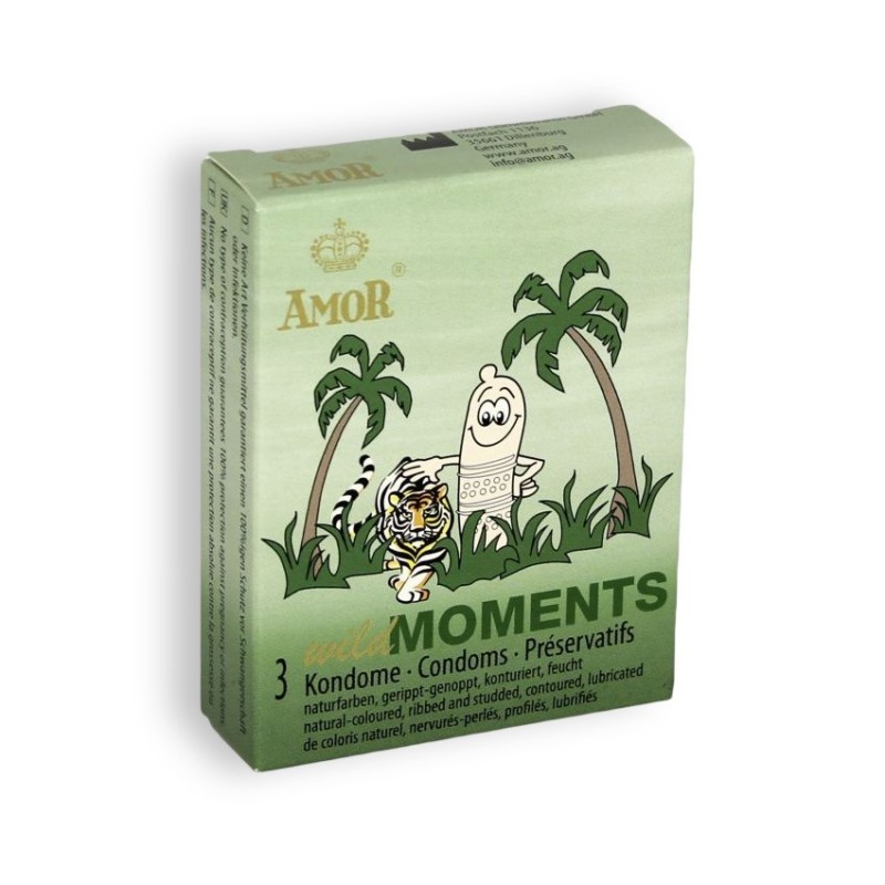 PRESERVATIVOS WILD MOMENTS 3 UNIDADES PRESERVATIVOS WILD MOMENTS 3 UNIDADES