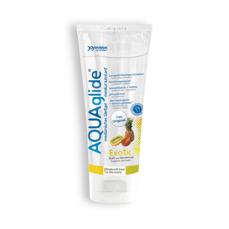 LUBRIFICANTE AQUAGLIDE FRUTOS EXÓTICOS 100ML LUBRIFICANTE AQUAGLIDE FRUTOS EXÓTICOS 100ML