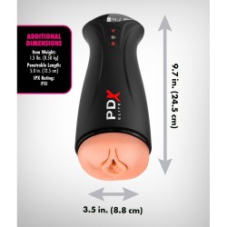MASTURBADOR COM VIBRAÇÃO FUCK-GASM PDX ELITE