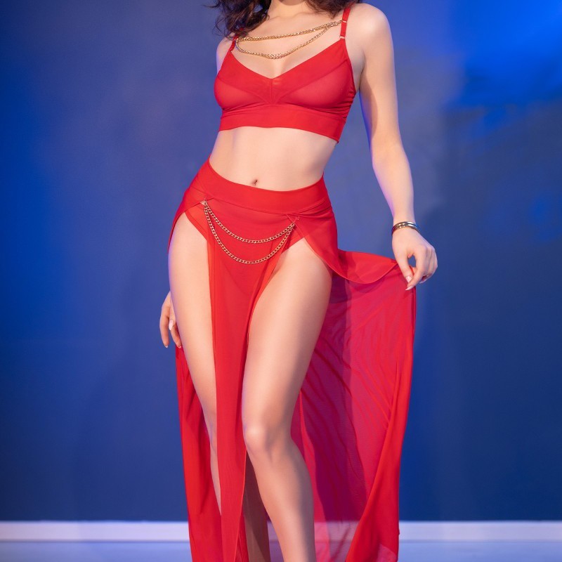 CONJUNTO CR-4850 VERMELHO CHILIROSE CONJUNTO CR-4850 VERMELHO CHILIROSE
