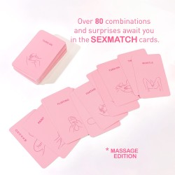 JOGO SEXMATCH MASSAGE EDITION - PT/EN/DE/DE/FR/NL/PT/IT/PL - SECRET PLAY