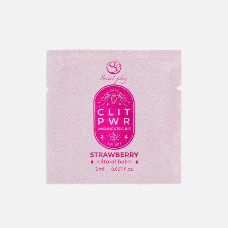 SAQUETA CLIT PWR - BÁLSAMO PARA CLÍTORIS DE MORANGO 2ML SECRET PLAY SAQUETA CLIT PWR - BÁLSAMO PARA CLÍTORIS DE MORANGO 2ML SECRET PLAY