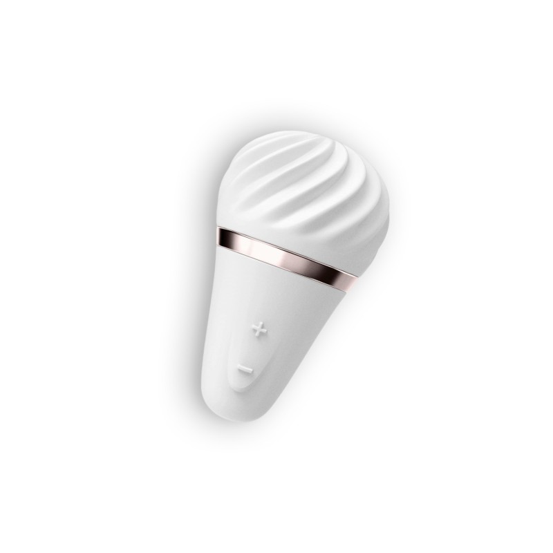 ESTIMULADOR DE CLITÓRIS LAYONS LITTLE WAND COM CARREGADOR USB SATISFYER LAYONS BRANCO ESTIMULADOR DE CLITÓRIS LAYONS LITTLE WAND COM CARREGADOR USB SATISFYER LAYONS BRANCO