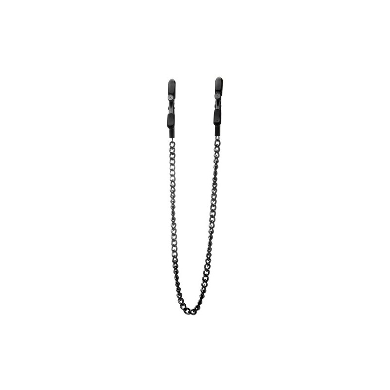 PINÇAS PARA MAMILOS OUCH! ADJUSTABLE NIPPLE CLAMPS PRETAS PINÇAS PARA MAMILOS OUCH! ADJUSTABLE NIPPLE CLAMPS PRETAS