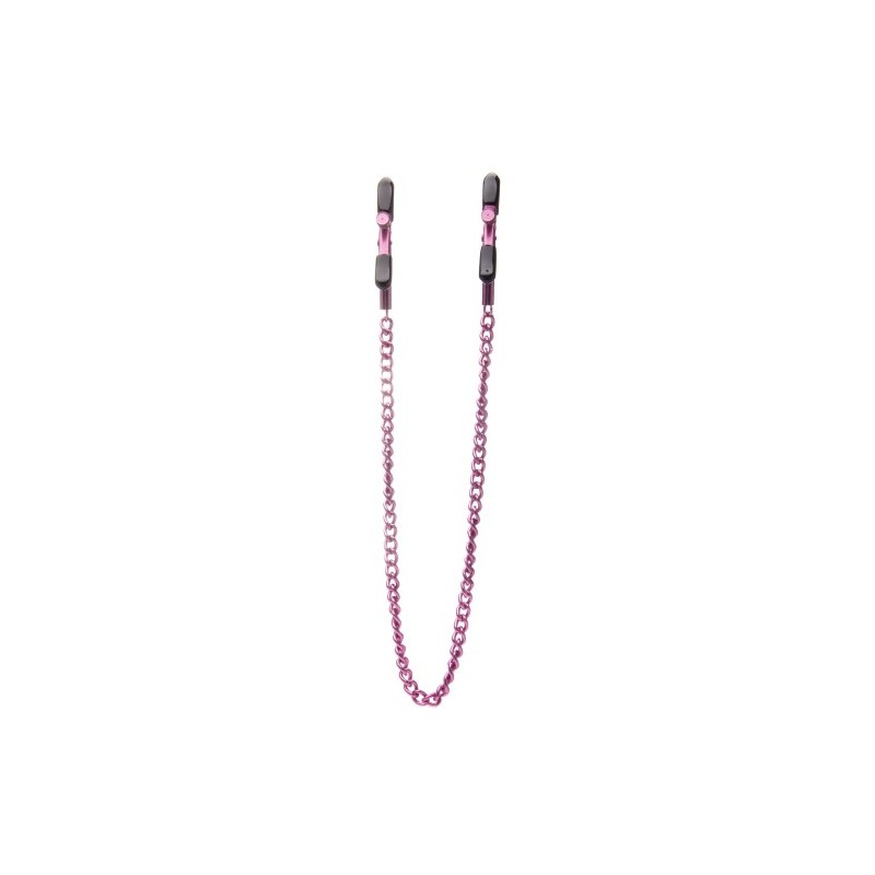 PINÇAS PARA MAMILOS OUCH! ADJUSTABLE NIPPLE CLAMPS ROSA PINÇAS PARA MAMILOS OUCH! ADJUSTABLE NIPPLE CLAMPS ROSA