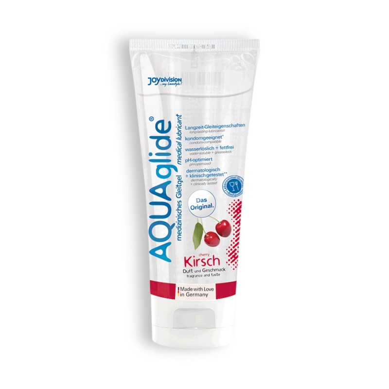 LUBRIFICANTE AQUAGLIDE CEREJA 100ML LUBRIFICANTE AQUAGLIDE CEREJA 100ML