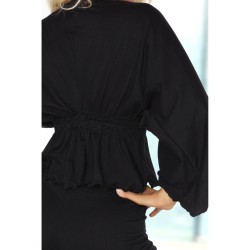 CONJUNTO DE 2 PEÇAS MARGOT PRETO BEAUTY NIGHT FASHION