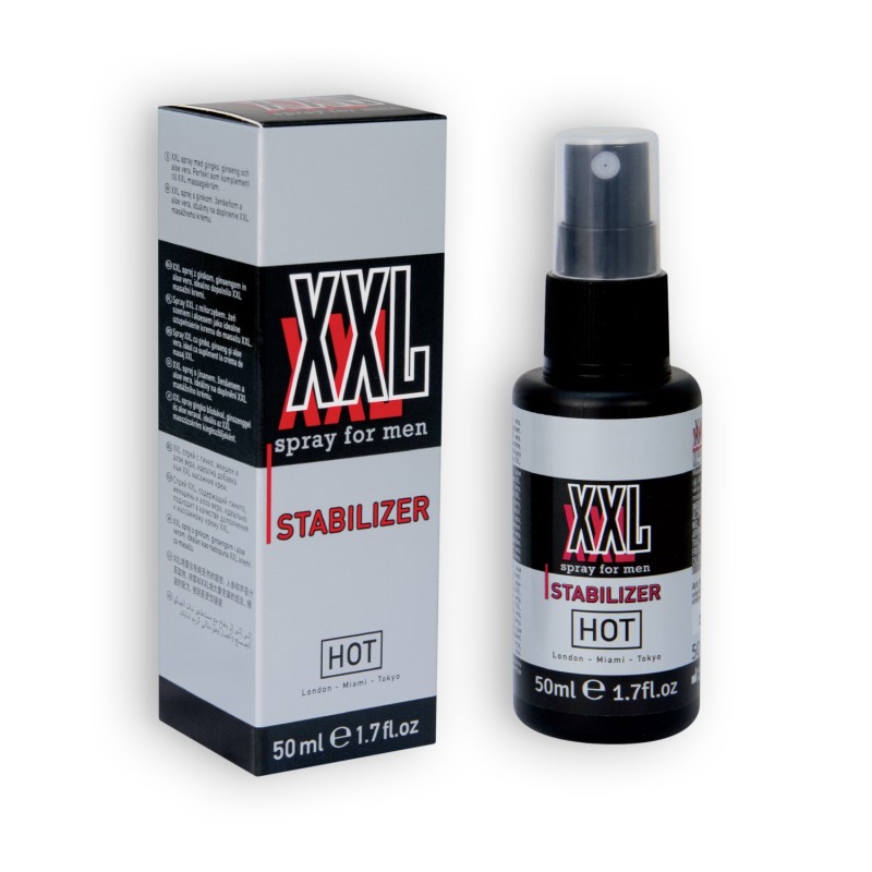 SPRAY ESTIMULANTE XXL STABILISER HOT™ PARA HOMEM 50ML SPRAY ESTIMULANTE XXL STABILISER HOT™ PARA HOMEM 50ML