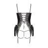 CORPETE E TANGA SHAQUILA PRETO BEAUTY NIGHT FASHION