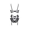 CONJUNTO DE 3 PEÇAS RYANNE PRETO BEAUTY NIGHT FASHION