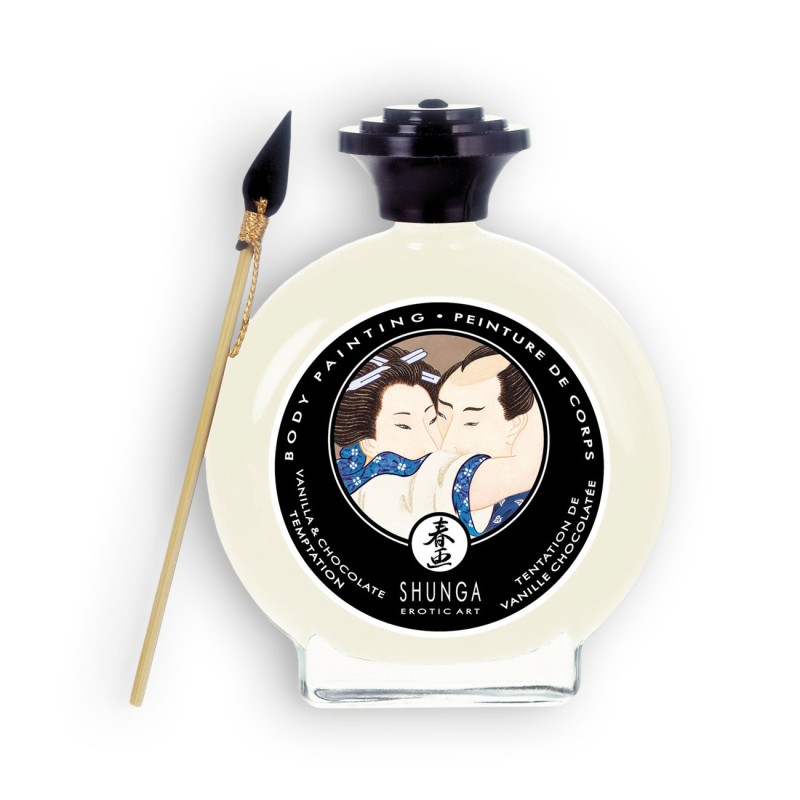 TINTA CORPORAL SHUNGA CHOCOLATE BRANCO 100ML TINTA CORPORAL SHUNGA CHOCOLATE BRANCO 100ML