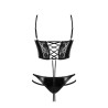 CONJUNTO DE 2 PEÇAS NIRVINA PRETO BEAUTY NIGHT FASHION