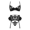 CONJUNTO DE 3 PEÇAS RAFAELLA PRETO BEAUTY NIGHT FASHION