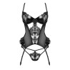 CORPETE E TANGA RAFAELLA PRETO BEAUTY NIGHT FASHION
