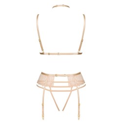 CONJUNTO DE 3 PEÇAS NOEMI NUDE BEAUTY NIGHT FASHION