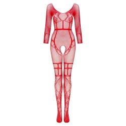 CATSUIT LORNA VERMELHO BEAUTY NIGHT FASHION