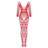 CATSUIT LORNA VERMELHO BEAUTY NIGHT FASHION