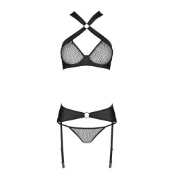 CONJUNTO DE 3 PEÇAS AMANDA PRETO PASSION
