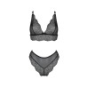 CONJUNTO DE 2 PEÇAS AMBERLY PRETO TAMNHO QUEEN PASSION