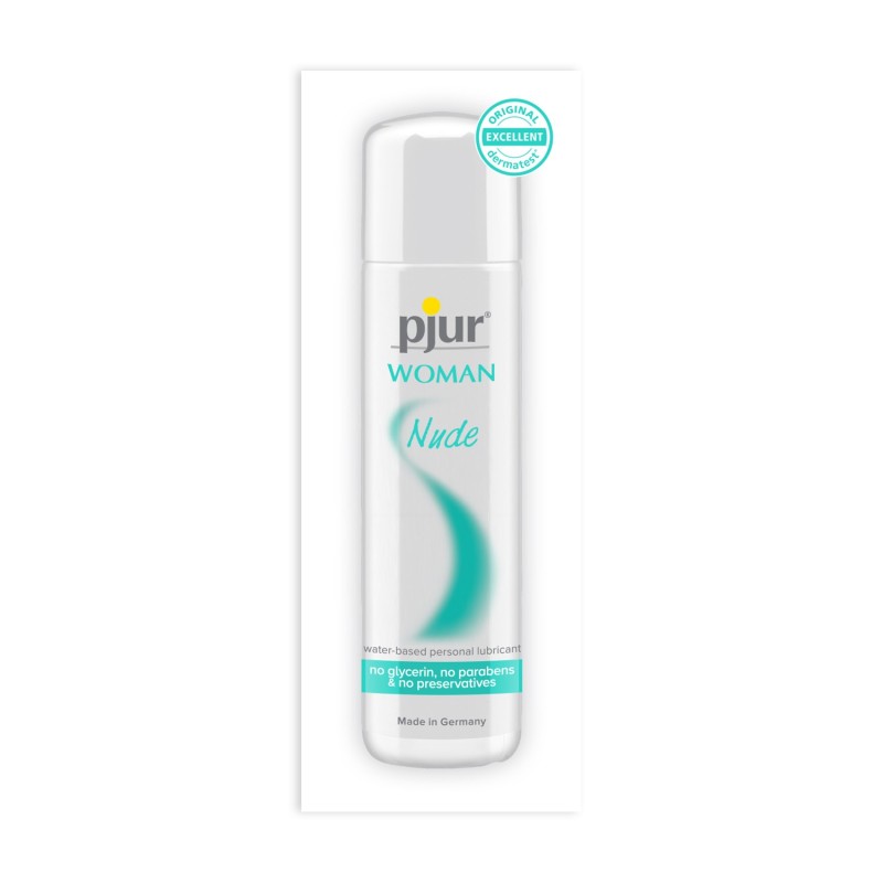 LUBRIFICANTE À BASE DE ÁGUA PJUR WOMAN NUDE 2ML LUBRIFICANTE À BASE DE ÁGUA PJUR WOMAN NUDE 2ML