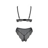 CONJUNTO DE 2 PEÇAS AMBERLY PRETO TAMNHO QUEEN PASSION