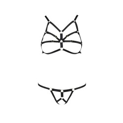 CONJUNTO DE 2 PEÇAS ARMANDA PRETO DEVIL COLLECTION PASSION